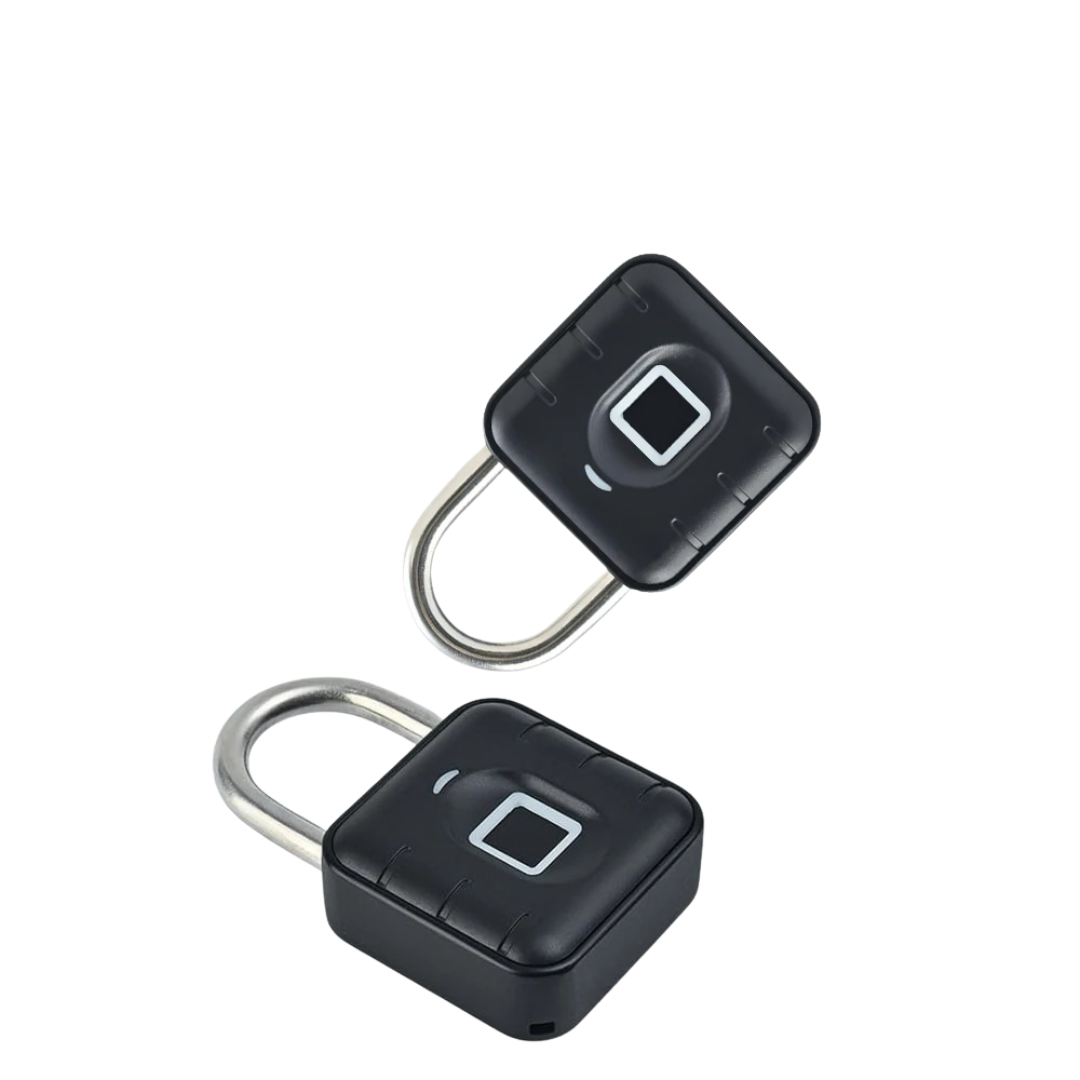Lucchetti Sblocco Impronta Digitale APP Password 10 Pezzi Colore Nero Bluetooth