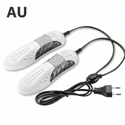 Asciugascarpe elettrico multifunzione, doppio, in plastica, 12 W, 220 V, pronto in 3–5 min, confezione: 1 pezzo