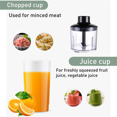 Baby Multifunctional Food Machine Mixer Processor: contenitore spremiagrumi e tritatore, frullatore, capacità <10 L.