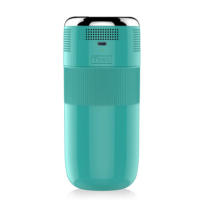 Bevanda portatile per raffreddamento rapido USB, mini frigorifero compatto per auto e outdoor, colore turchese.