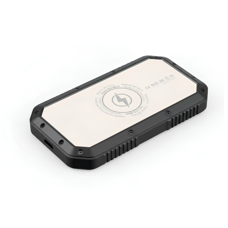 Powerbank Wireless Ricarica Solare Torcia Porte USB Vari Dispositivi