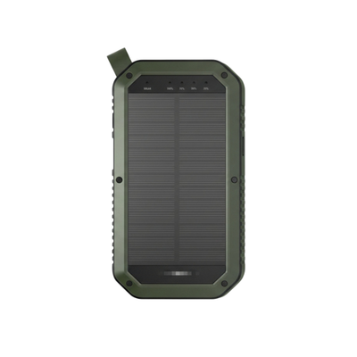 Powerbank Wireless Ricarica Solare Torcia Porte USB Vari Dispositivi