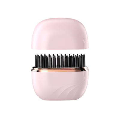 spazzola lisciante portatile. Denti arrotondati resistenti al calore per lisciare i capelli senza danneggiare la cute.
