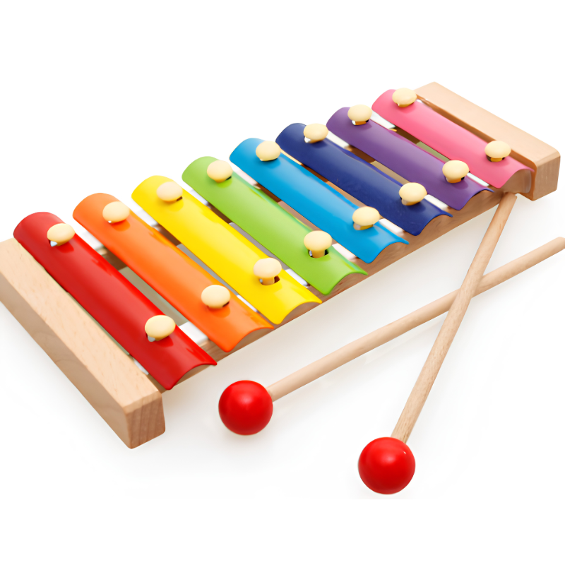 Xilofono Multicolore Bambini Strumento Musicale 8 Note