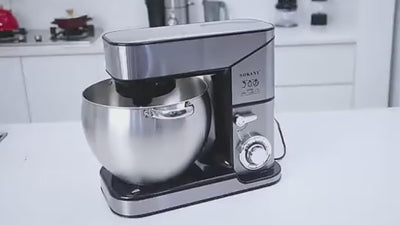 Planetaria 6 Velocità Colore Grigio Acciaio Inossidabile Impastatrice 10L