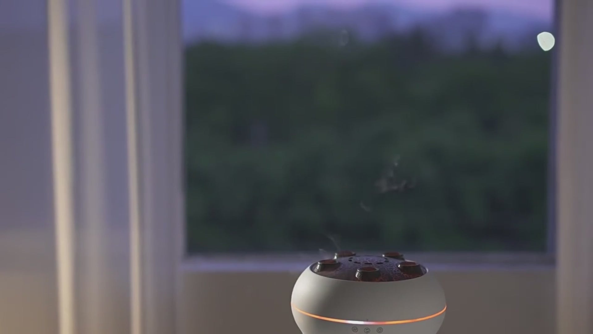 Aromaterapia Vapore Effetto Visivo Umidificatore Luci RGB Decorazione