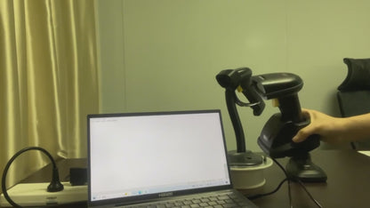 Scanner Codici Lettura Codice Barre QR Code Bluetooth Wireless Cavo Base Incluse