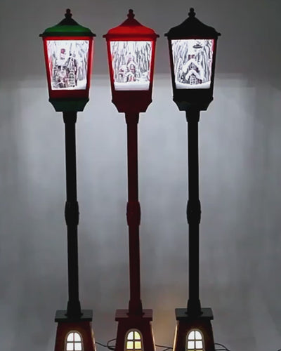 Decorazione Luce Natalizia Illuminazione Neve Finta Diversi Colori Modelli