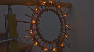 Luci Decorative Natale Omino Pan Zenzero Natalizio LED