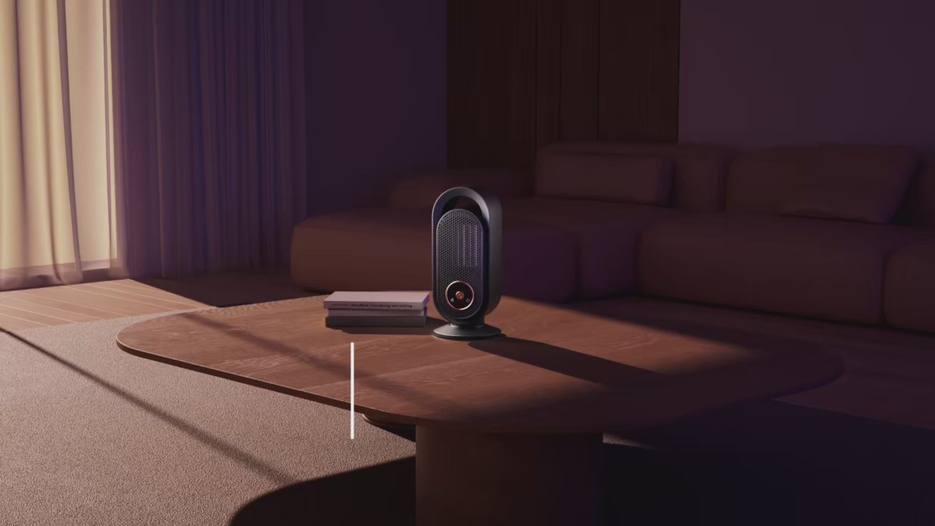 Load video: Riscaldatore Elettrico 1000 W Mini Ventilatore Portatile Aria Calda Scaldino