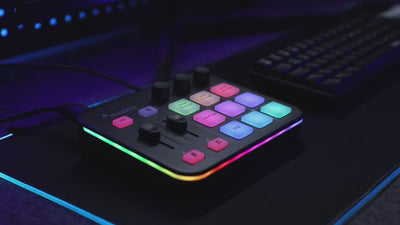 Mixer Audio Effetti Sonori Personalizzati Bianco Nero Interfaccia Audio