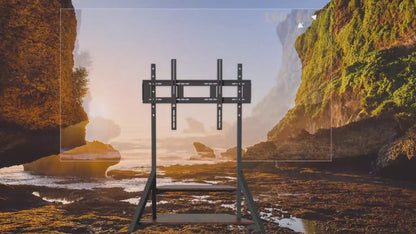 Supporto Pavimento TV Ruote Schermo Grande  Montaggio TV Altezze Regolabili