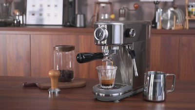 Macchina Caffè Capacità 1,3 Litri Schiuma Macchinario Cappuccino