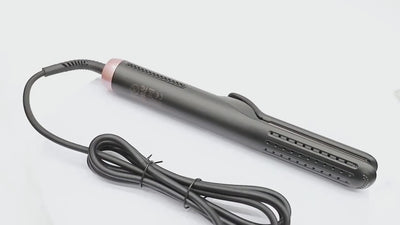Piastra Capelli Portatile Flusso Aria Fresco Ceramica 2 In 1  Acconciatura Professionale