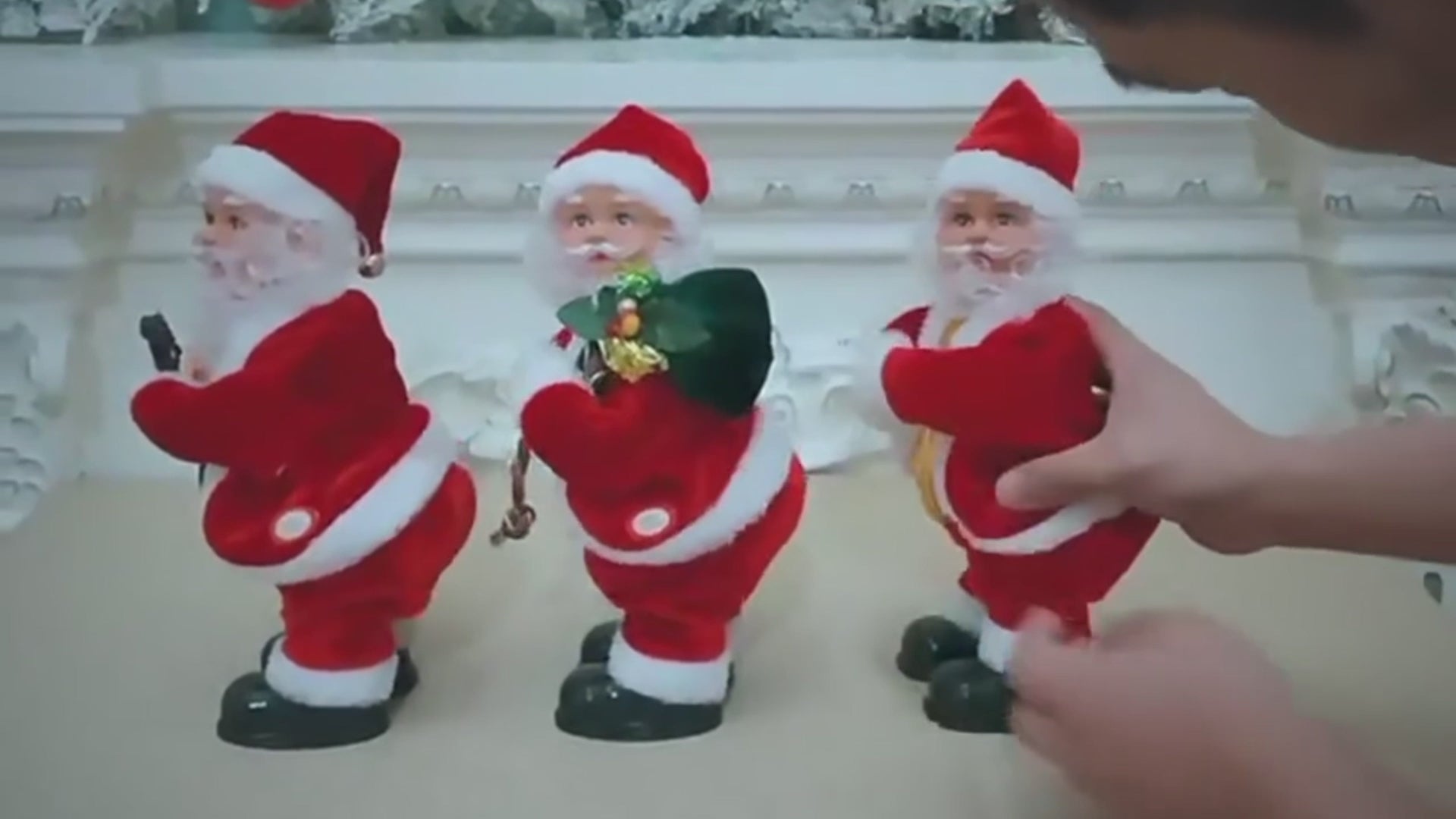 Babbo Natale Balla Animato Decorazione Casa Elettronica