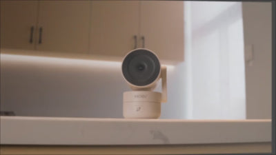 Videocamera Sicurezza Colore Beige Pixel 4MP Protezione Casa Camera Visione Notturna